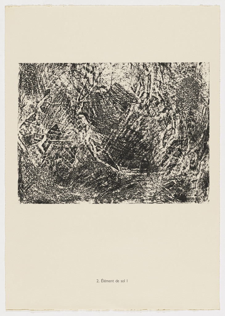 Soil Element I (Elément de sol I) from the portfolio Earth and Water (La Terre et l'eau) from Phenomena (Les Phénomènes)