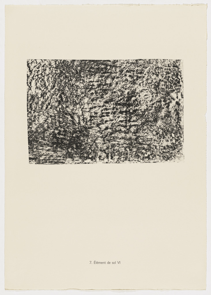 Soil Element VI (Élément de sol VI) from the portfolio Earth and Water (La Terre et l'eau) from Phenomena (Les Phénomènes)