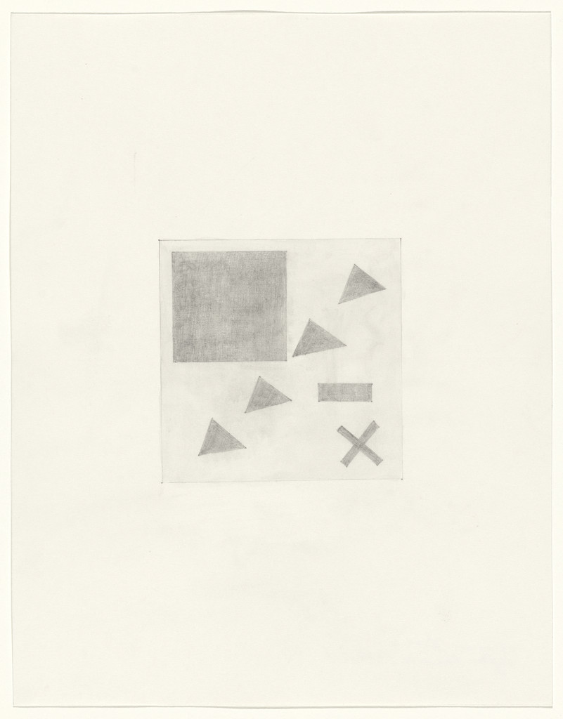 Untitled (After Malevich and Schiele), from the 1917 exhibition, Nature Morte Gallery, New York