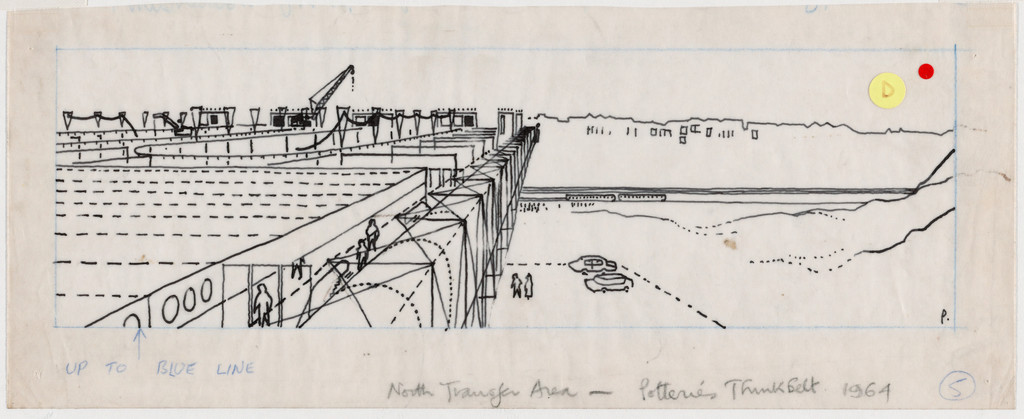 Potteries Thinkbelt Project, Staffordshire, England (Perspective of Pitts Hill, North Transfer Area)