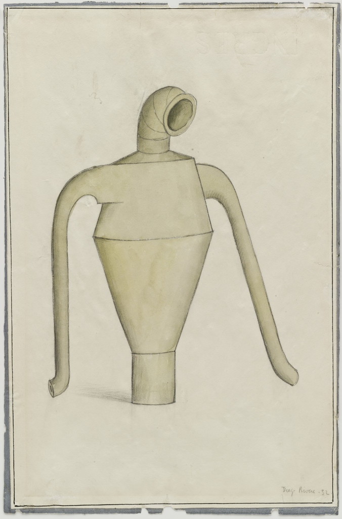 Ventilator Pipe. Set design for the ballet H.P. (Horsepower)
