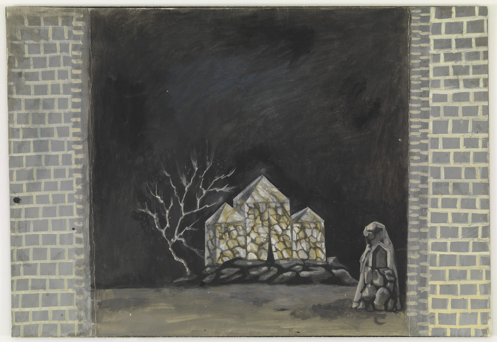 Nobilissima Visione or St. Francis, design for ballet