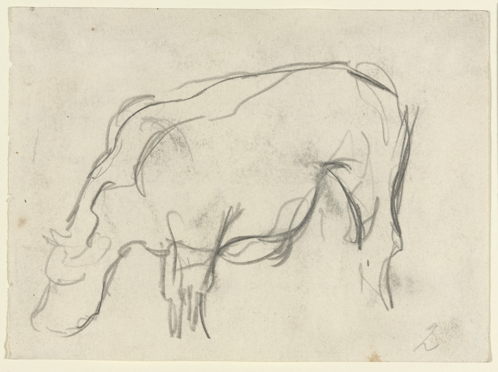 Study for Composition VIII (The Cow)