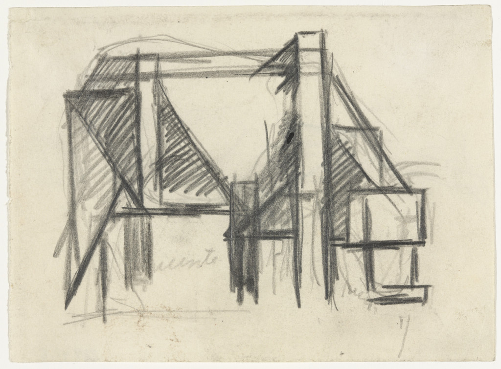 Study for Composition VIII (The Cow)