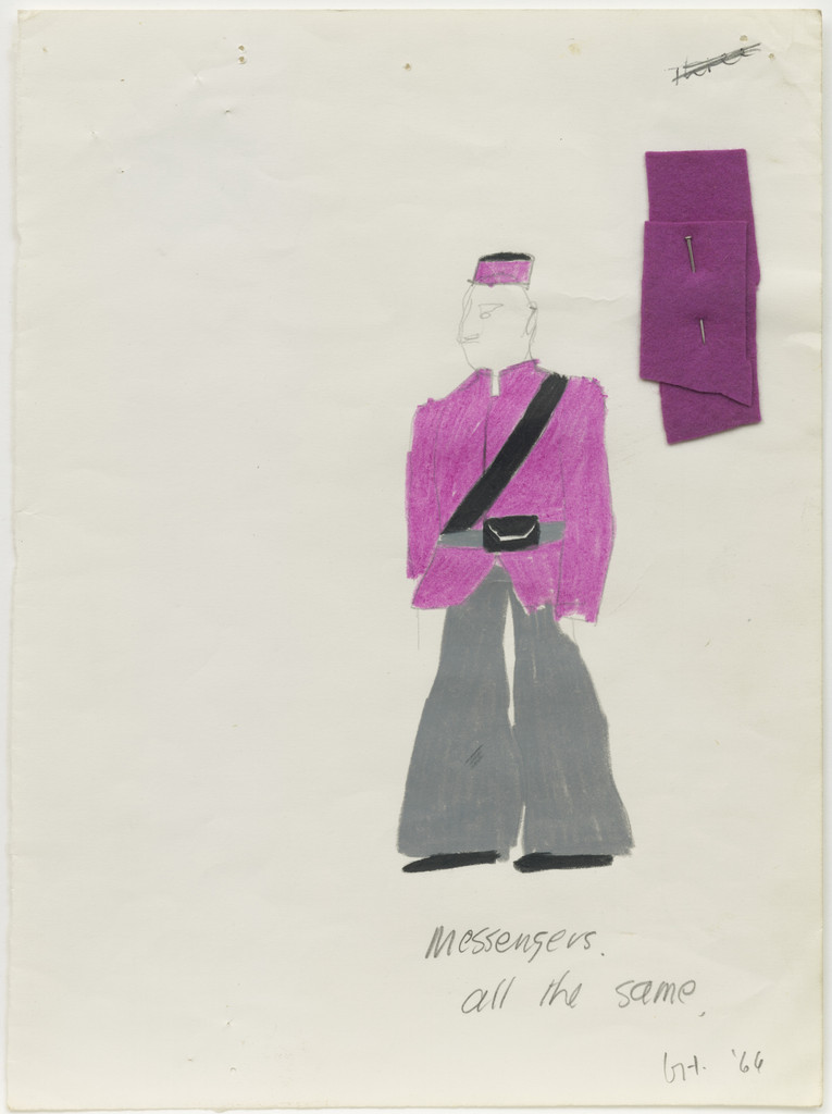 Messengers. Costume designs for the play Ubu Roi