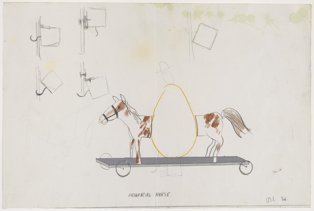Phynancial Horse. Design for the play Ubu Roi