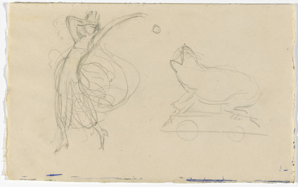 Costume design for artist's ballet Orphée of the Quat-z-arts