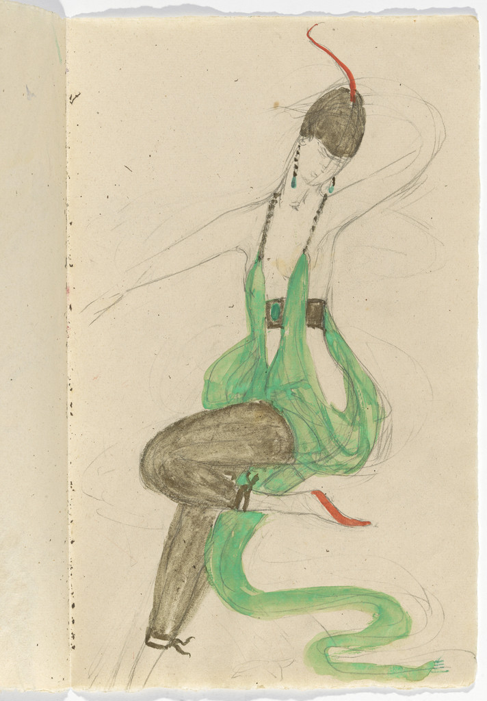 Costume design for artist's ballet Orphée of the Quat-z-arts