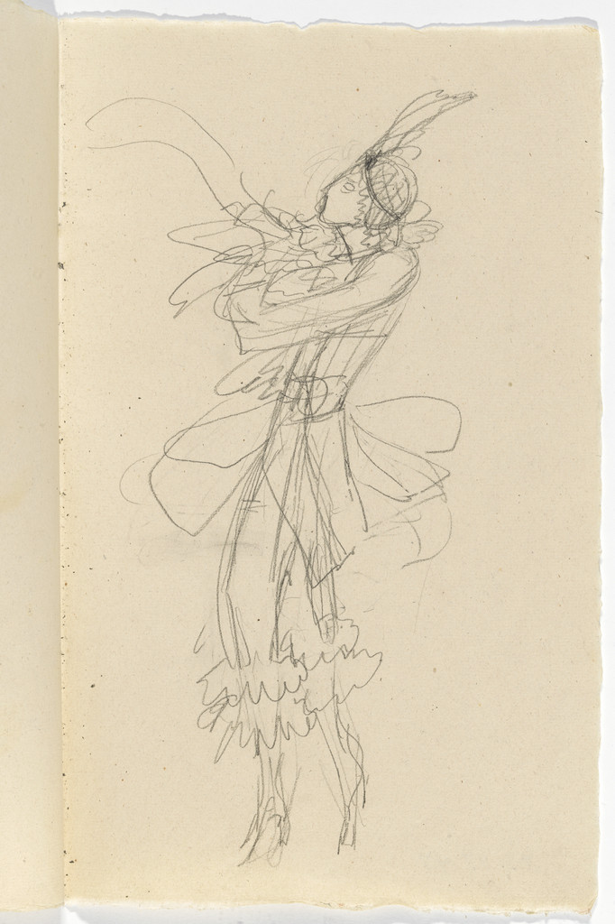 Costume design for artist's ballet Orphée of the Quat-z-arts