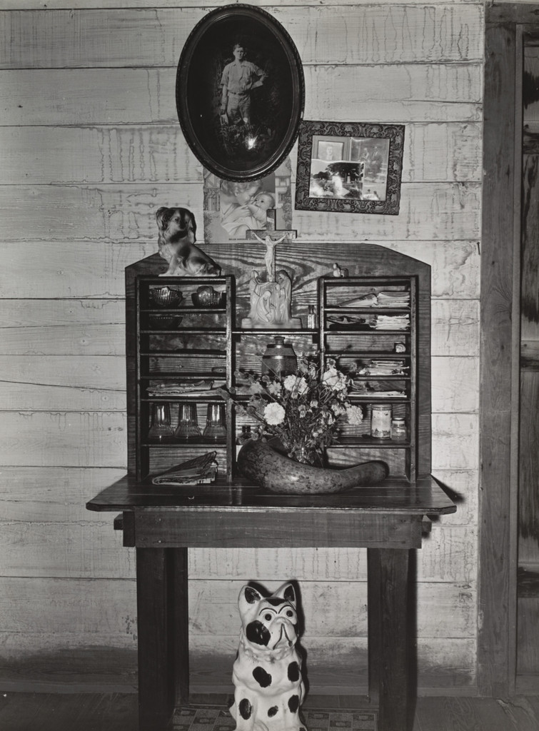 Desk in Home of Acadian Family near Breaux Bridge, Louisiana