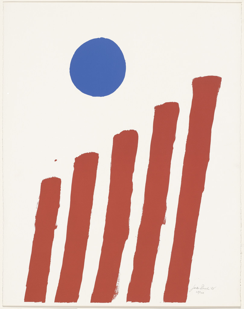 Red Stripes - New York from the portfolio Five Colour Prints