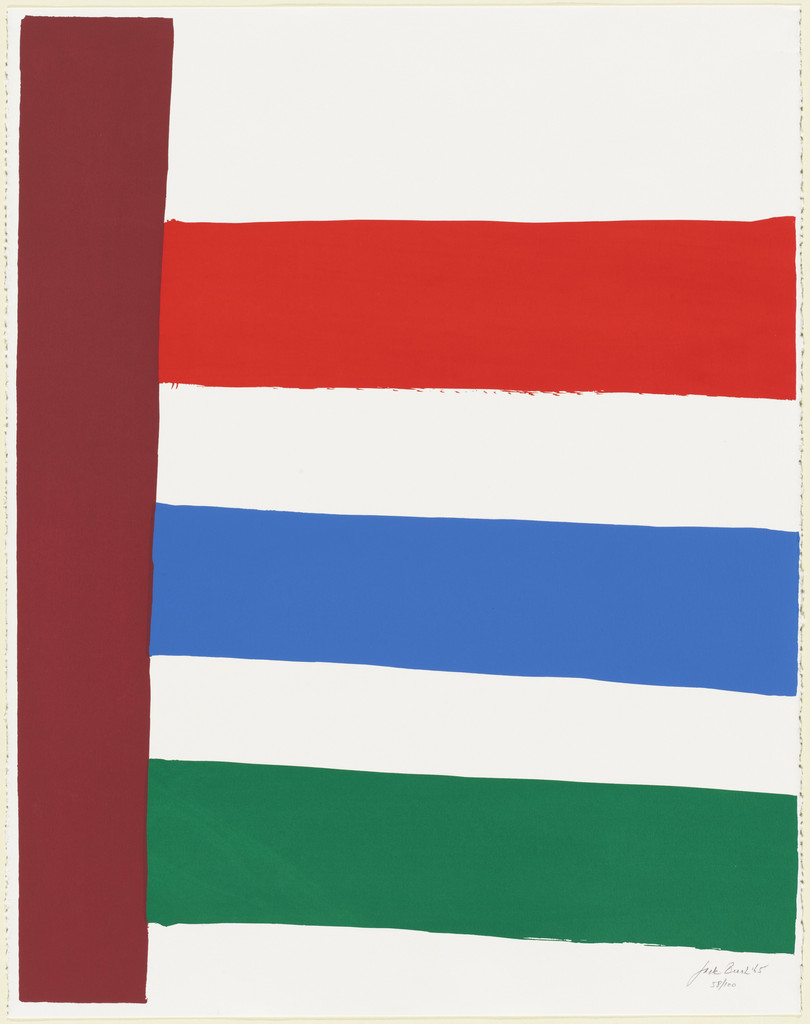 Stripes to the Right from the portfolio Five Colour Prints