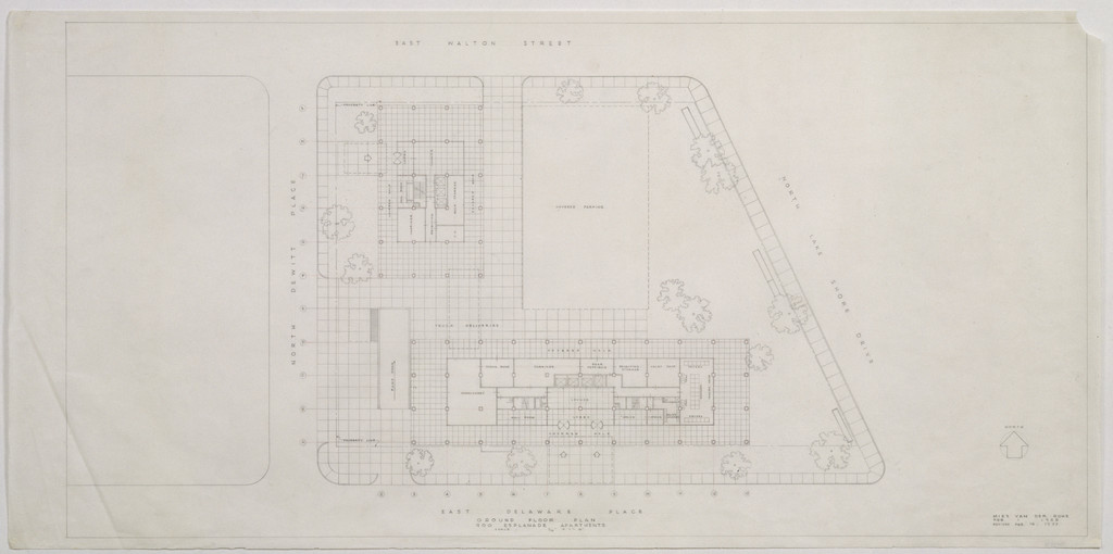 Esplanade Apartment Building, Chicago, IL (Ground floor plan)