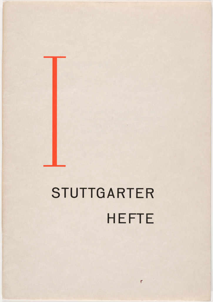Stuttgarter Hefte I