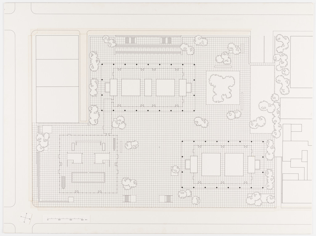 Toronto-Dominion Centre, Toronto, Ontario, Canada (Ground-floor plan)