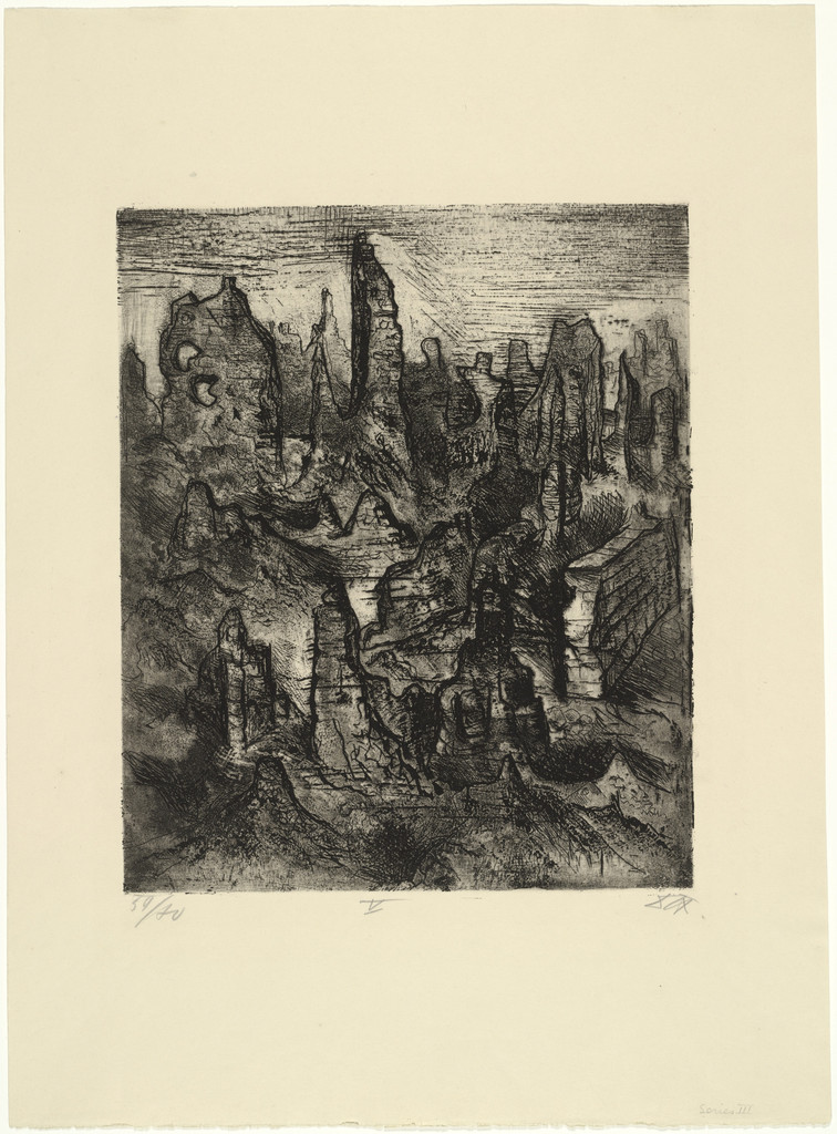 The Ruins of Langemarck (Die Trümmer von Langemarck) from The War (Der Krieg)