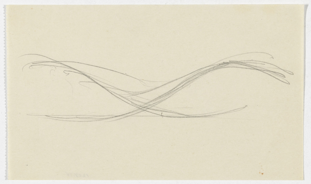 Reclining Chair without Arms (Elevation sketch)