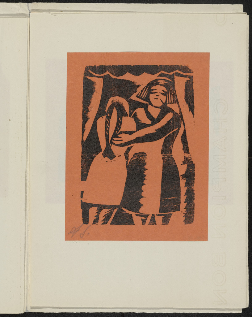 Untitled from 13 Woodcuts by Siqueiros (13 Grabados en madera por Siqueiros)