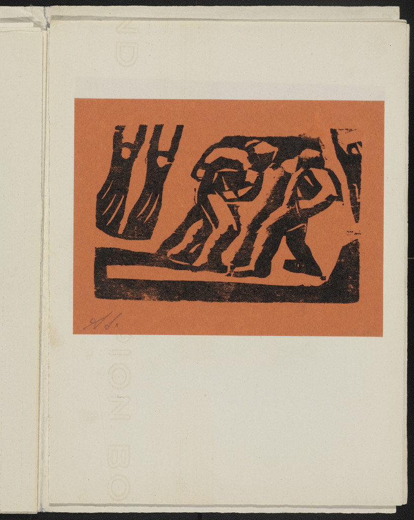 Untitled from 13 Woodcuts by Siqueiros (13 Grabados en madera por Siqueiros)