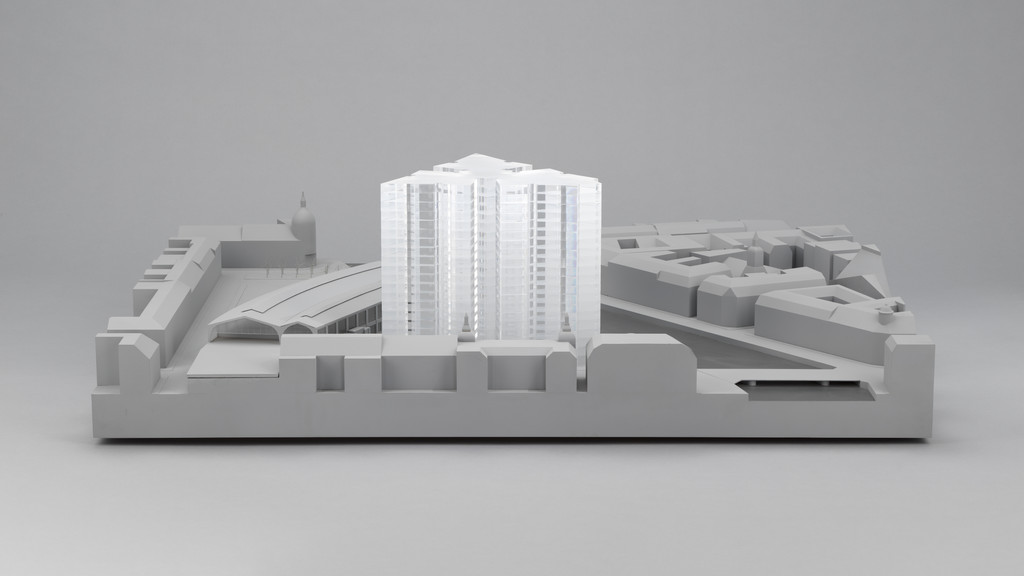 Friedrichstrasse Skyscraper, project, Berlin-Mitte, Germany, Urban context model