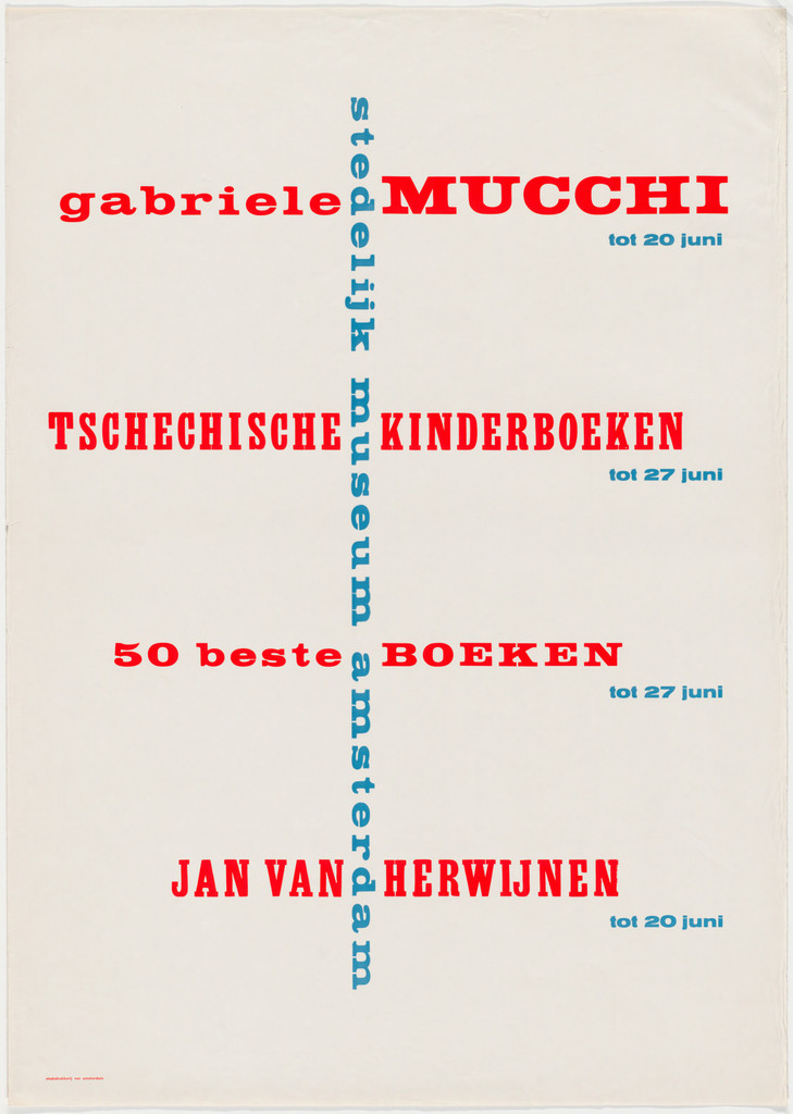 Gabrielle Mucchi, Tschechische Kinderboeken, 50 Beste Boeken, Jan Van Herwijnen, Stedelijk Museum Amsterdam