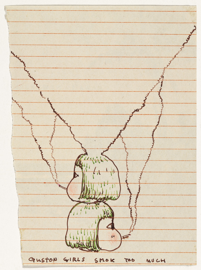 Untitled ("Guston Girls Smok too Much") from the series Time of My Life