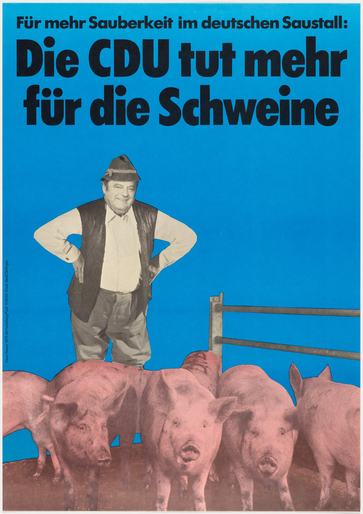 Die CDU tut mehr für die Schweine