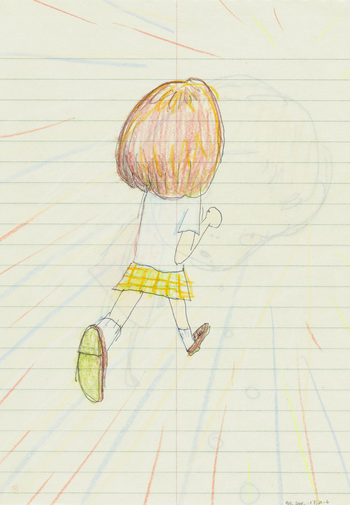 Untitled (Girl with bubbles coming out of mouth) from the series Time of My Life