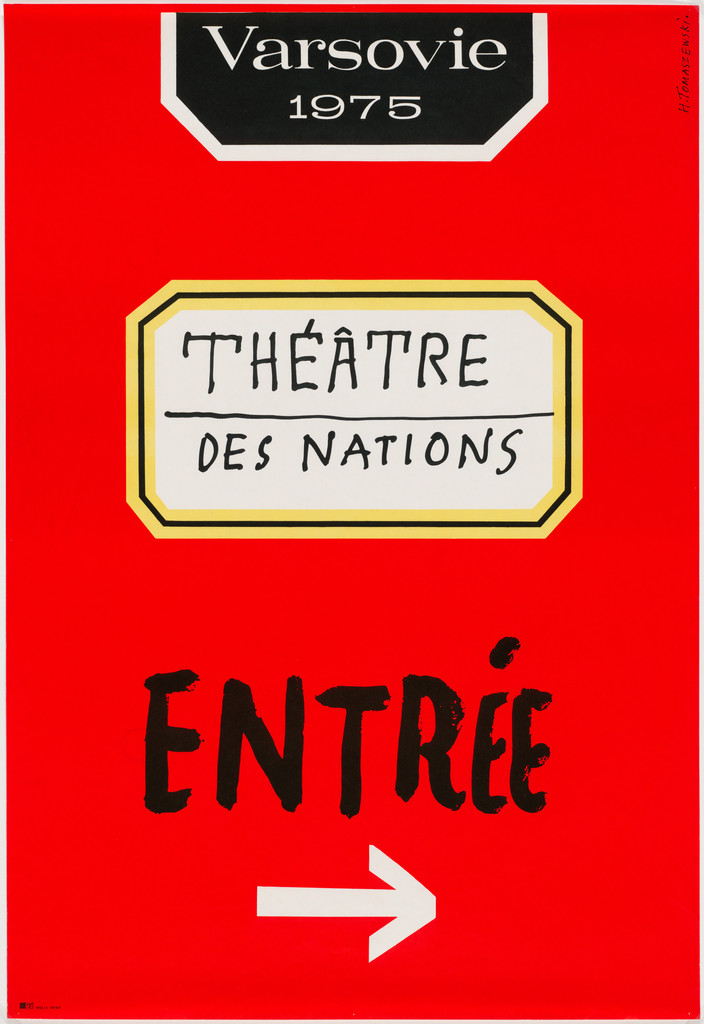 Varsovie 1975, Théâter des Nations, Entrée