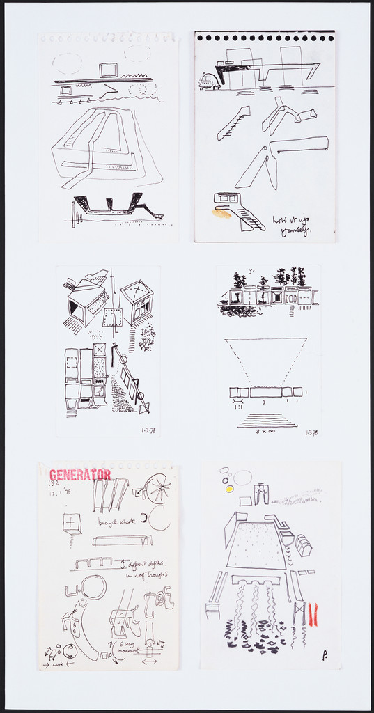 Generator Project, White Oak, Florida, Sketches