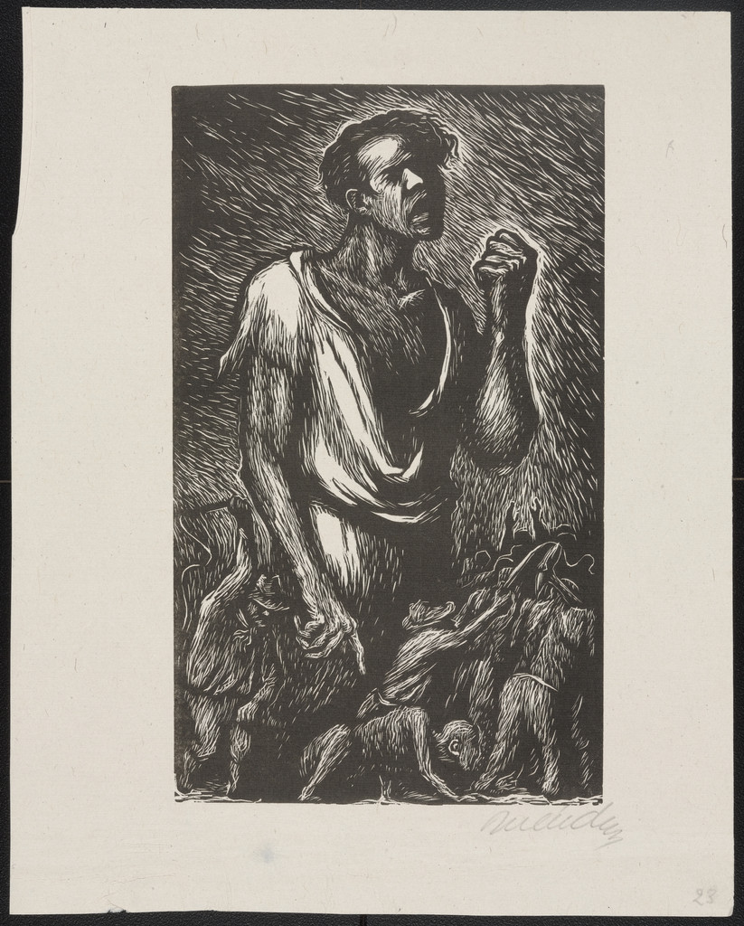 Protest (Protesta) from the portfolio 25 Prints of Leopoldo Méndez