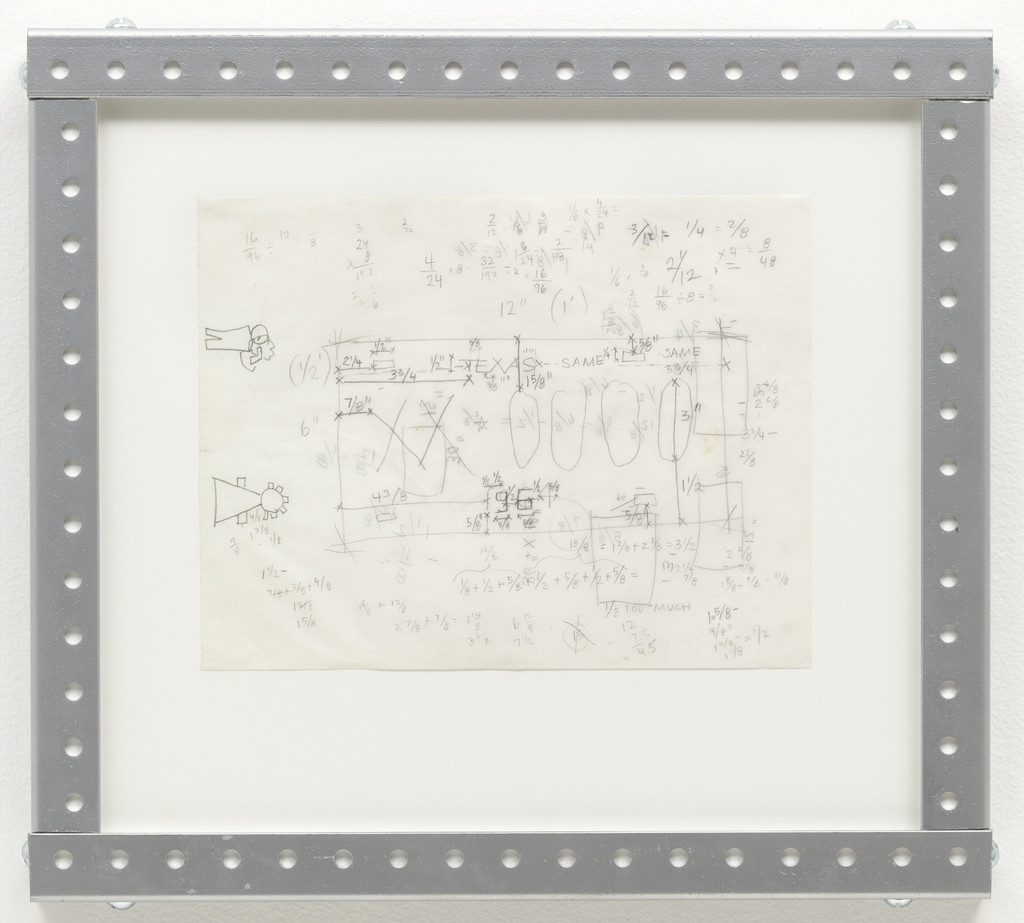 Untitled (License Plate Drawing)