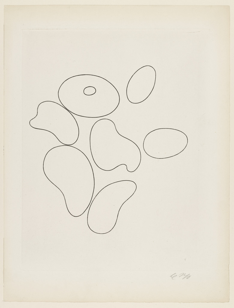 Composition with Seven Elements (plate, folio 5) from 23 Gravures