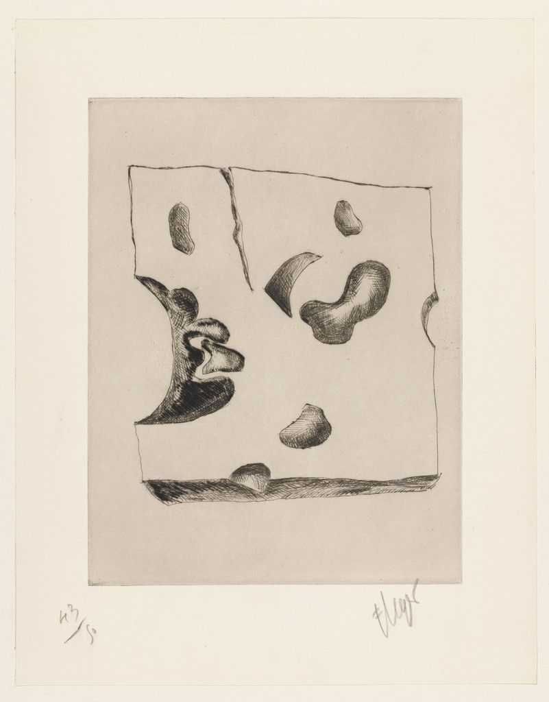 Piece of Gruyère (Morceau de gruyère) (plate, folio 27) from 23 Gravures