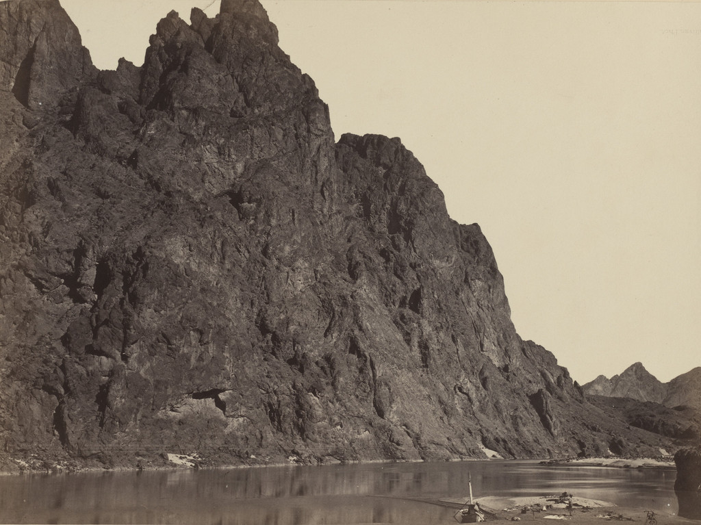 Bluff Opposite Big Horn Camp, Black Canyon, Colorado River