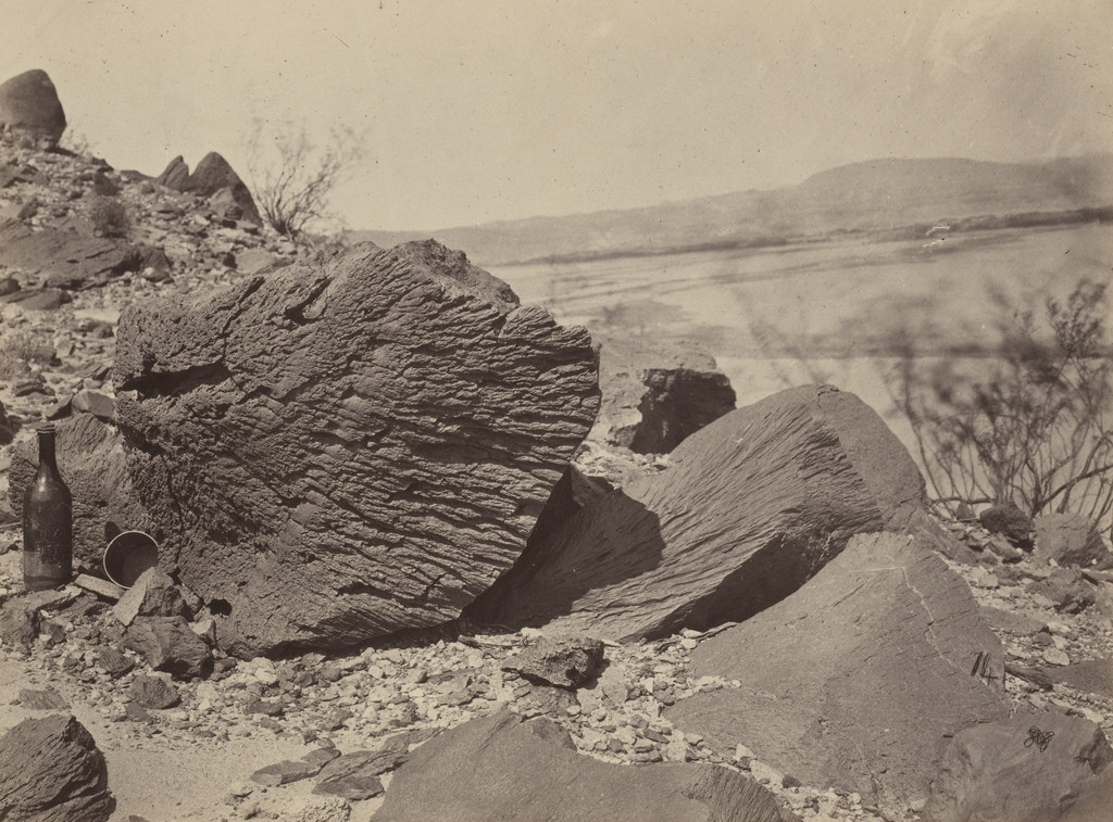 Rock Carved by Drifting Sand, Below Fortification Rock, Arizona