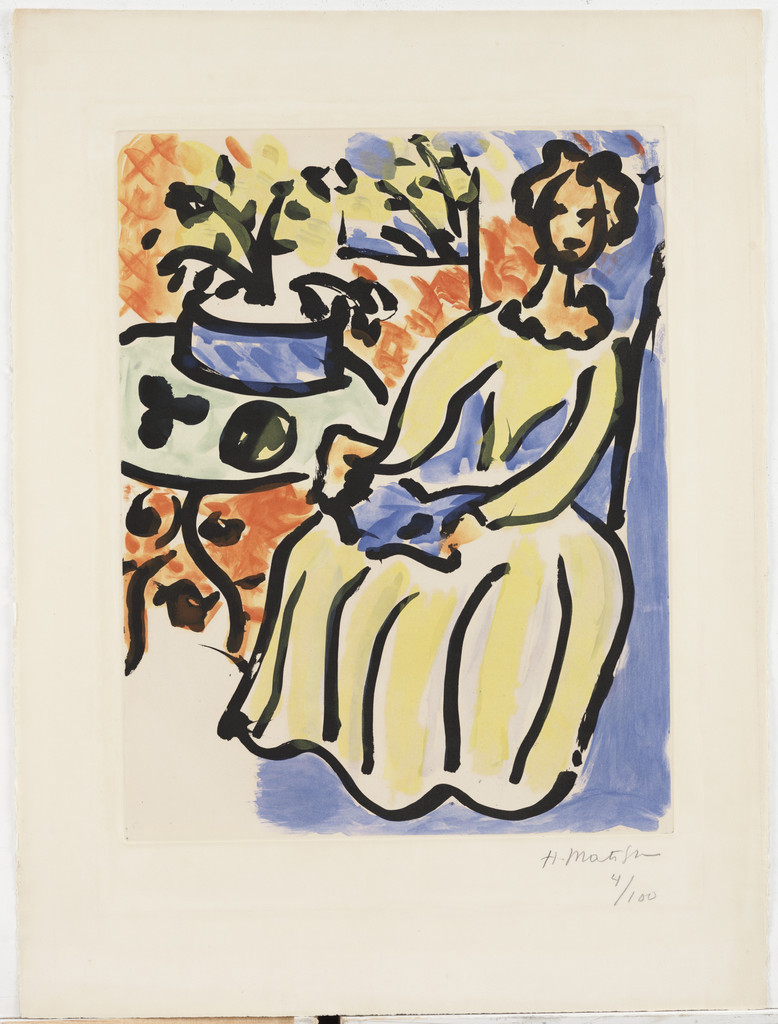 Marie-José in a Yellow Dress (Marie-José en robe jaune)
