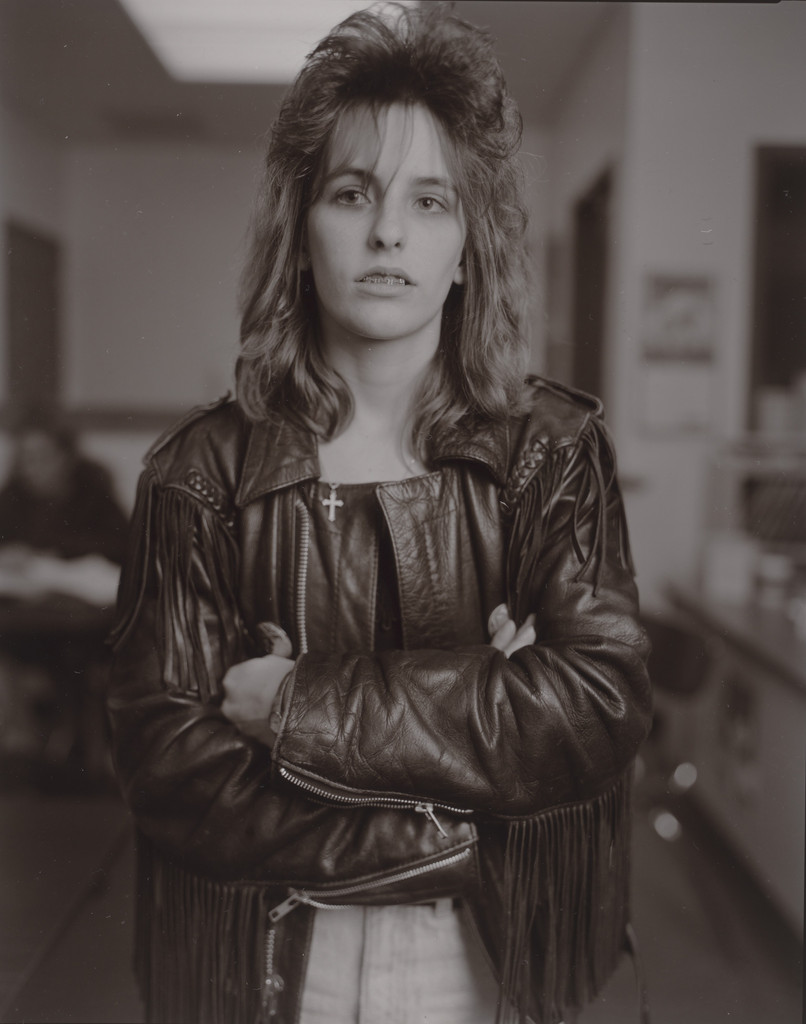 Jodie Hoats in Home Economics Class, Hazleton Area High School, Hazleton, Pennsylvania