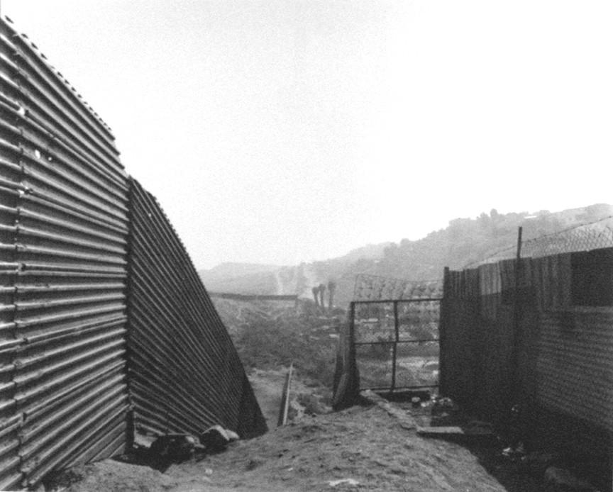 Above the Soccer Field, a Holding Area Extending into U.S. Territory