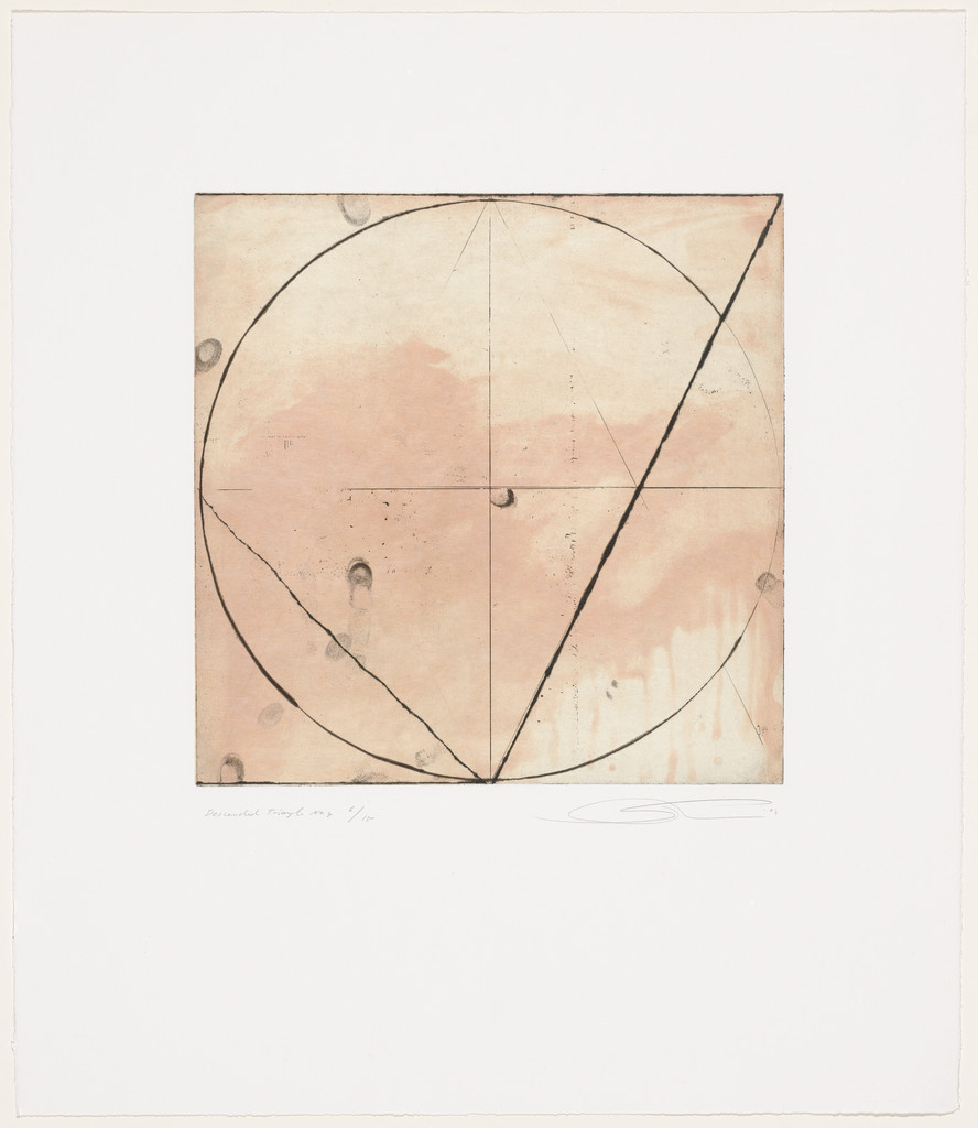 Surface is the Between, Between Vertical and Horizon - Descended Triangle No. 4