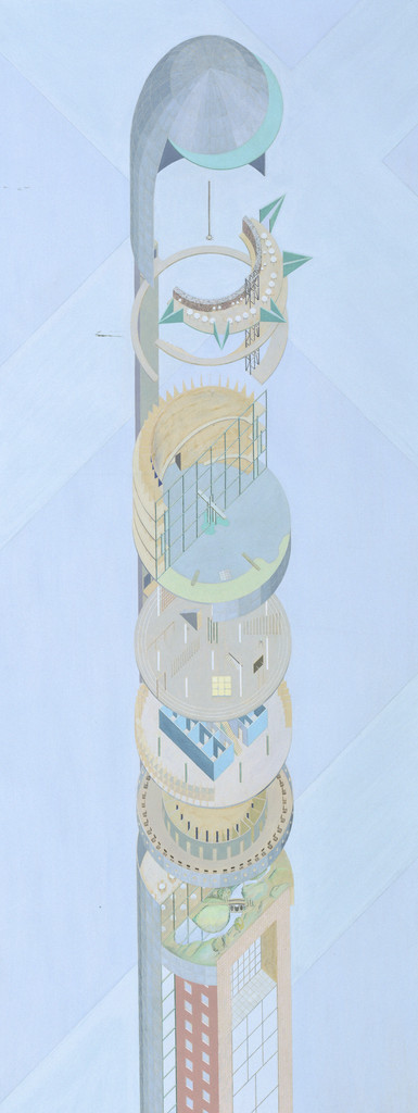 Hotel Sphinx (The Head) Project, New York, New York (Axonometric)