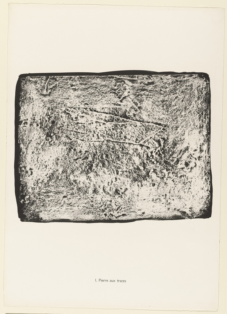 Stone with Traces (Pierre aux traces) from the portfolio The Elemental (L'Elémentaire) from Phenomena (Les Phénomènes)