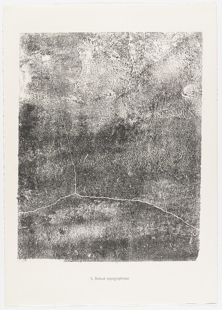 Topographic Plan (Relevé topographique) from Elements, Moments (Eléments, Moments) from Phenomena (Les Phénomènes)