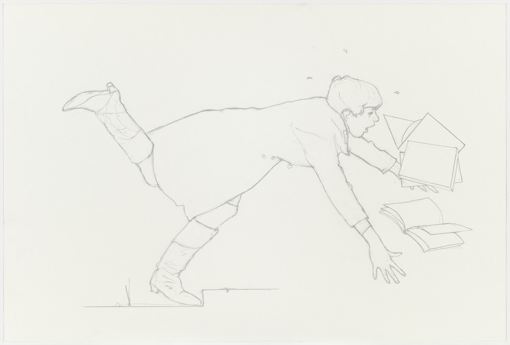 Self-Portrait Falling Over