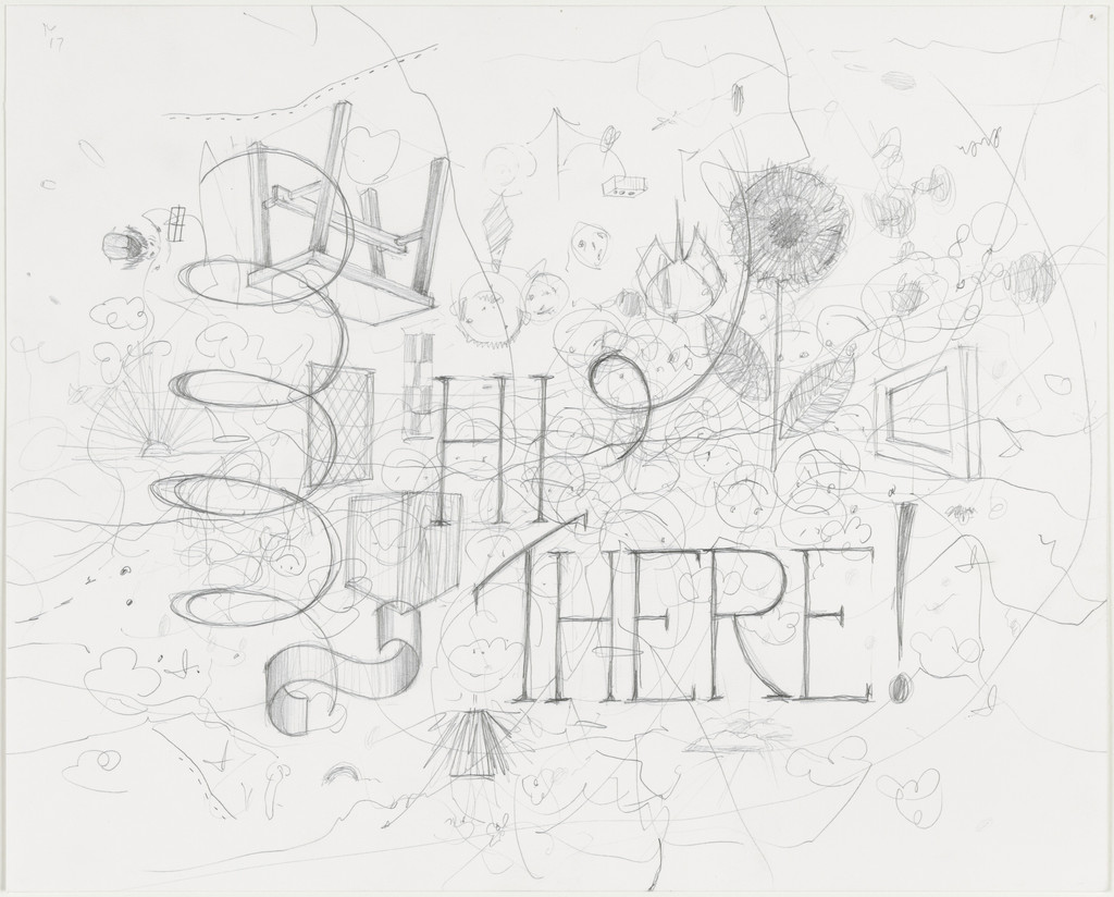 A Month of Drawings in the Cursive Style (no. 17)