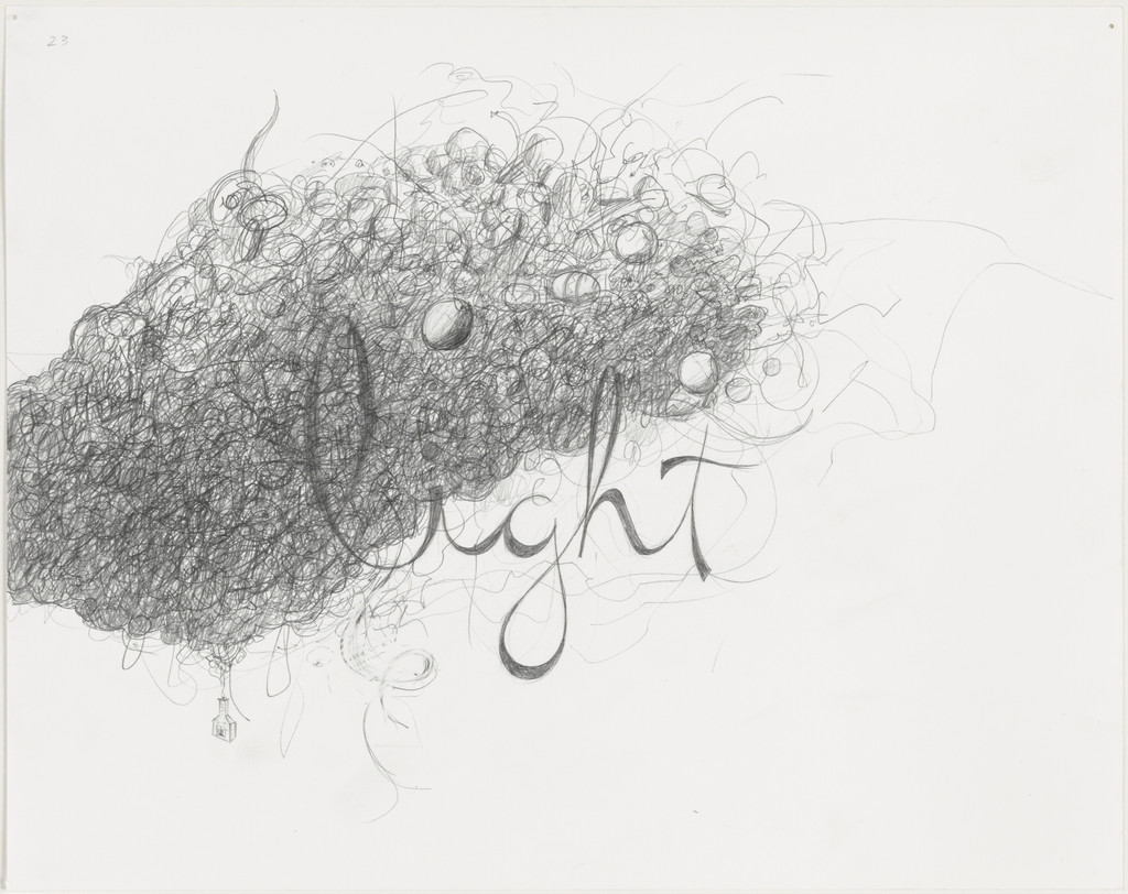 A Month of Drawings in the Cursive Style (no. 23)
