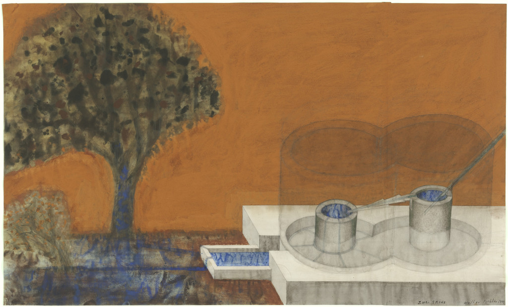 House for the Troughs (with Tree)
