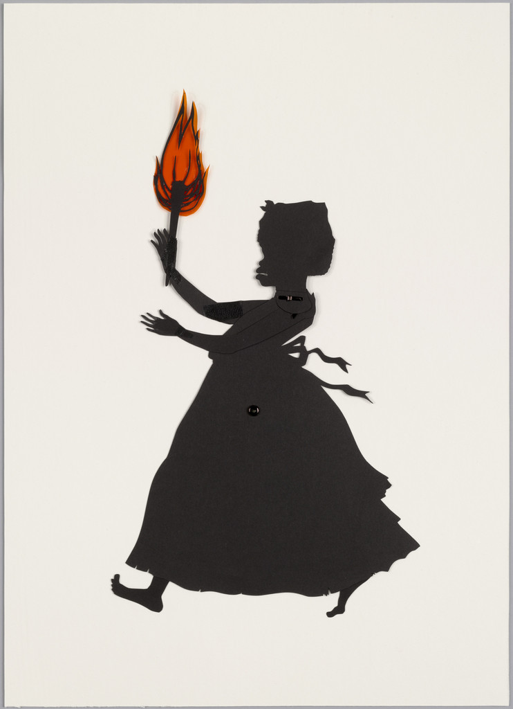 Shadow puppet from Testimony: Narrative of a Negress Burdened by Good Intentions