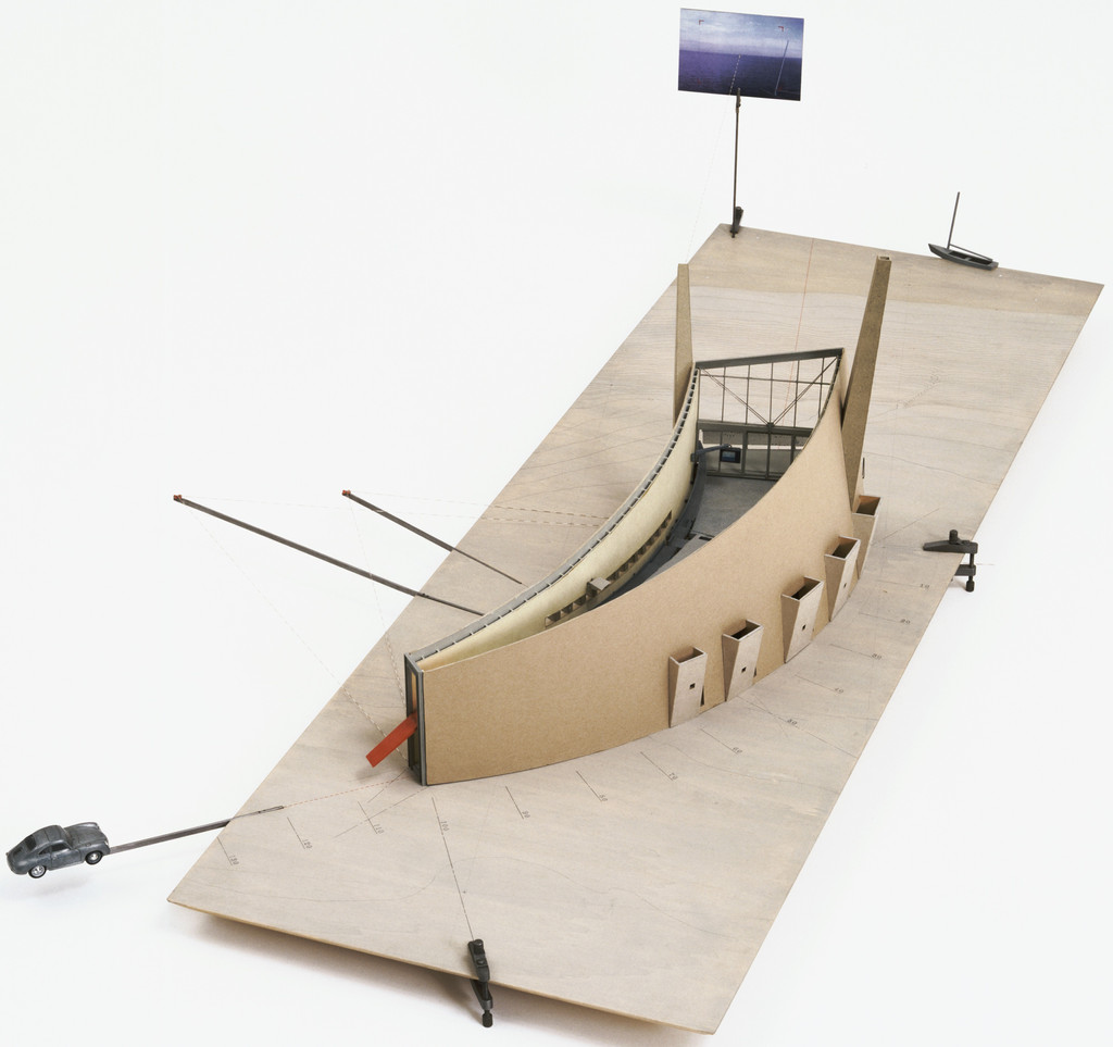 Slow House Project, North Haven, New York, Scale model 1/4"=1'